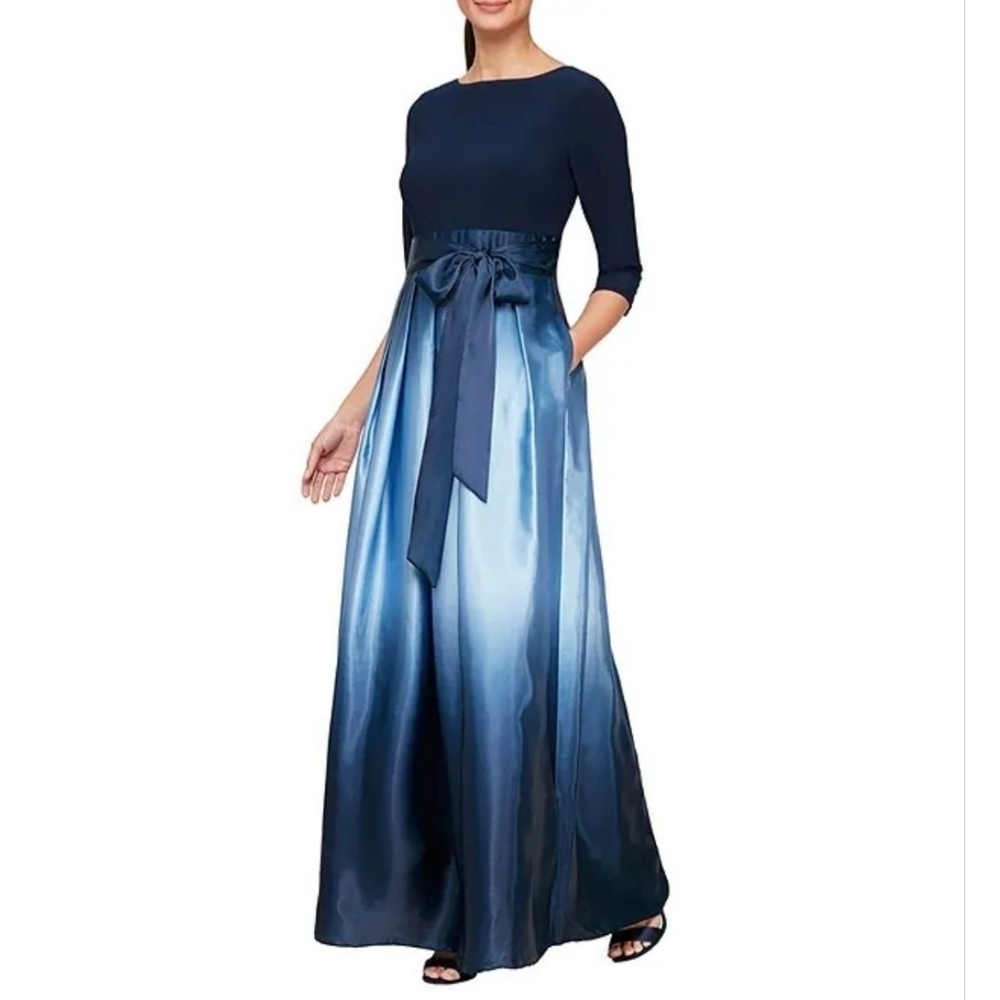 Blue Ombre Formal Dress 👗 ✨️